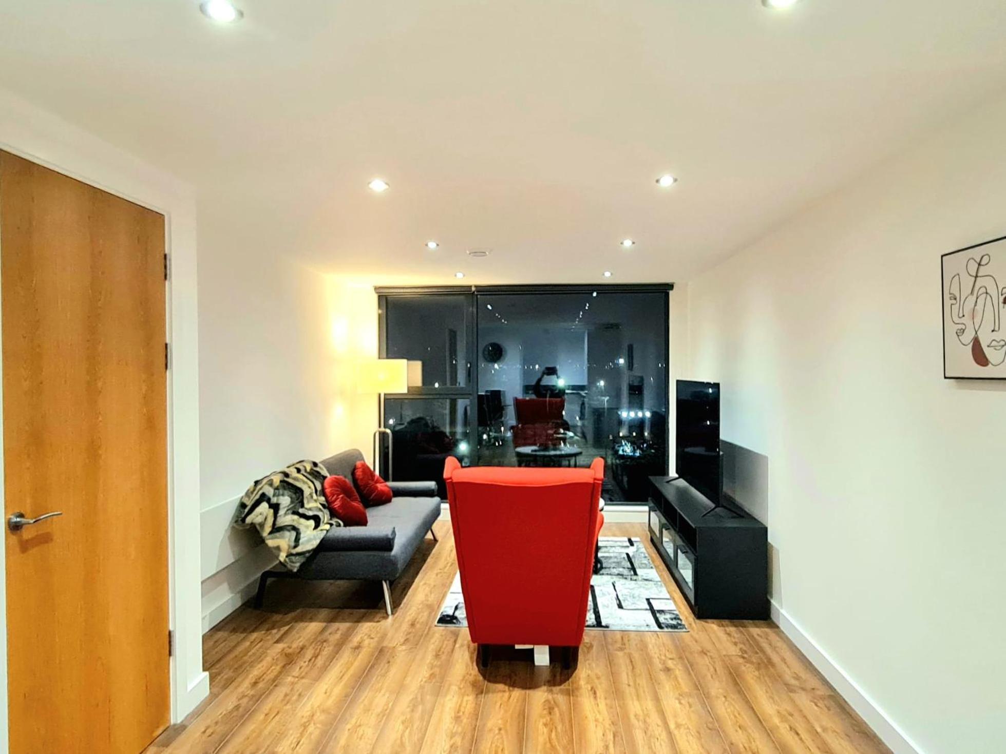1-Bedroom Aprt In Salford- Freeparking- Sleeps3 Manchester Dış mekan fotoğraf